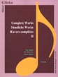 Complete Works Vol. 2 piano sheet music cover